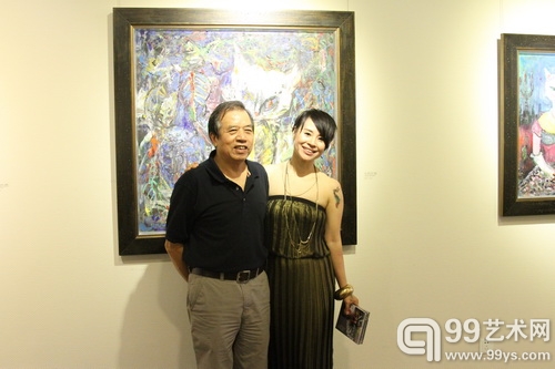 “梦幻-夏夜——王英作品”画展在美丽道艺术中心拉开帷幕