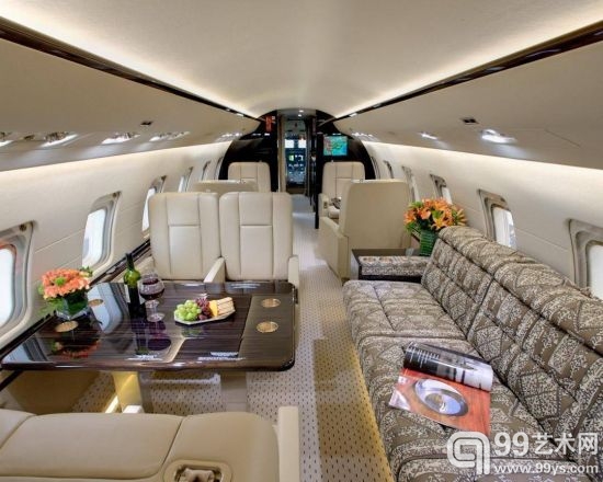 Bombardier Challenger 850机舱