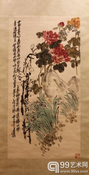 北京匡时2012春拍精品展北京站现场 吴昌硕