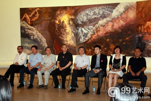 “在当代——2012首届中国油画双年展”新闻发布会现场