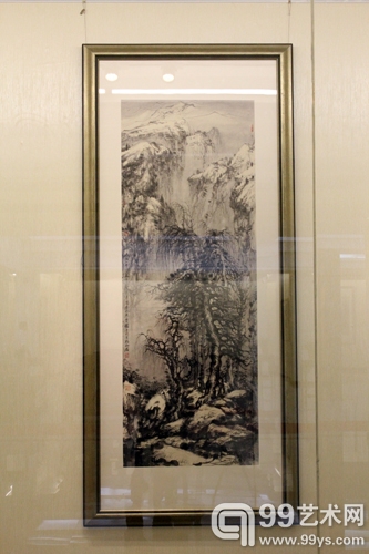  大土三阳山水画精品展开幕式现场