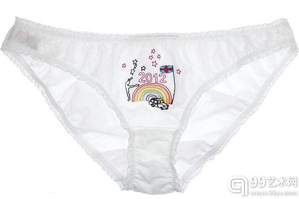 ★推荐人：毛十八-★品牌：Stella-McCartney-★品名：2012-Olympic-embroidered-cotton-blend-briefs（2012奥运绣花丝棉内裤）★价格：38.jpg