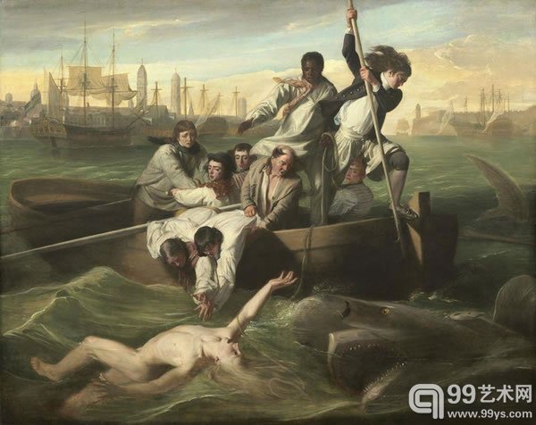 约翰·辛格顿·科普利（john singleton copley）作品《Watson and the Shark》（1778）