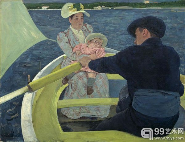 玛丽·卡萨特（Mary Cassatt）作品《The Boating Party》（1893—94）