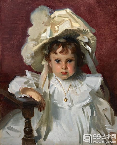 约翰·辛格尓·萨金特（John Singer Sargent）作品《Dorothy》（1900）