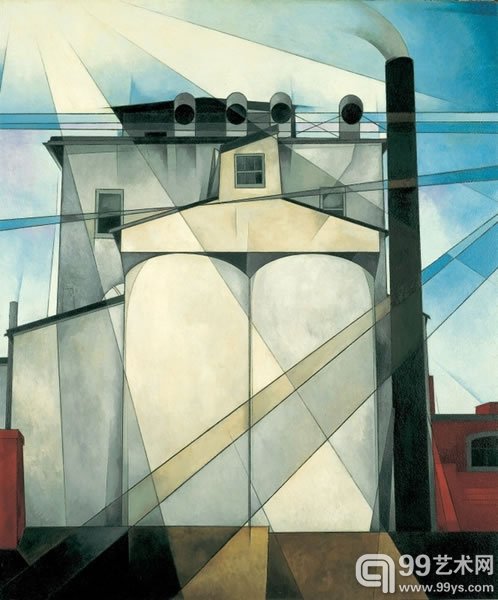 查尔斯·德穆斯（Charles Demuth）作品《My Egypt》（1927）