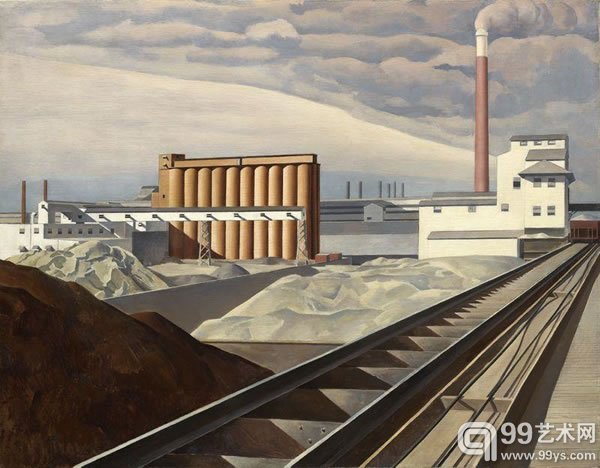 查尔斯·希勒（Charles Sheeler）作品《Classic Landscape》（1931）