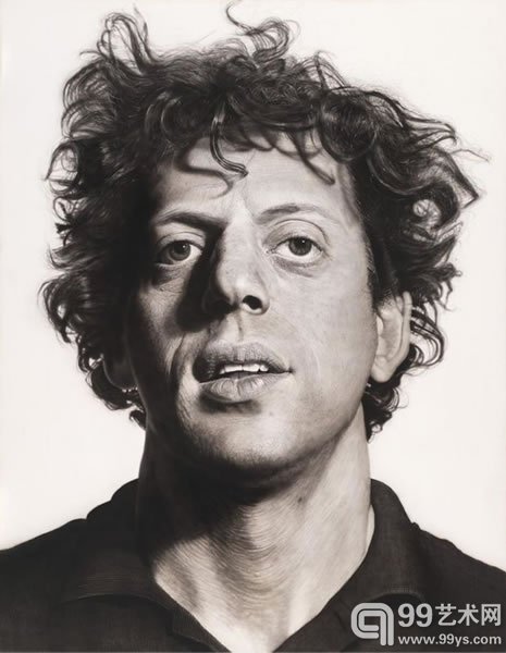 查克·克洛斯（Chuck Close）摄影作品《Phil》（1969）